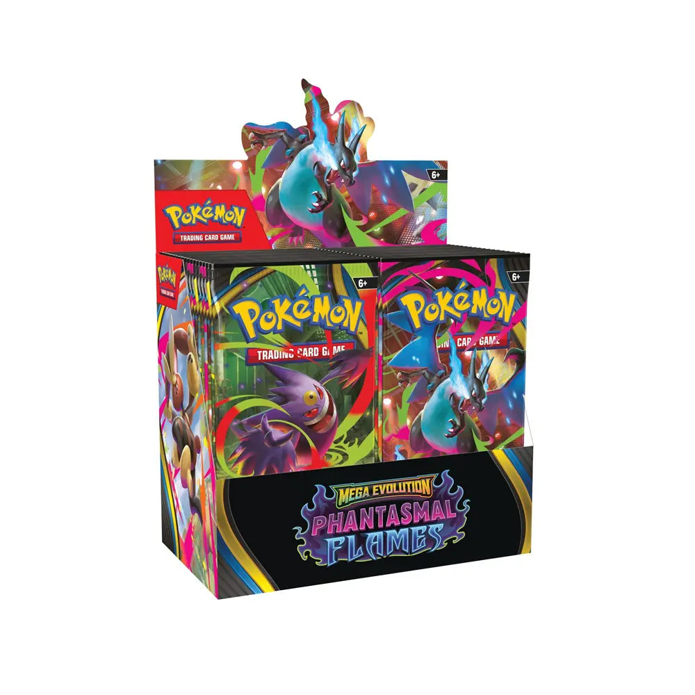 Metal display tin with foam inserts holding 12 painted fantasy miniatures including warriors and monsters